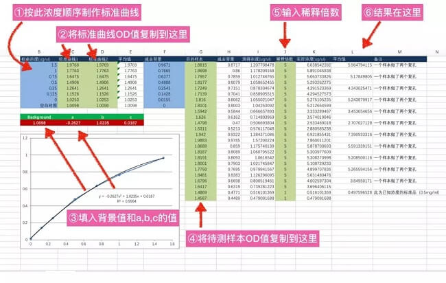 wb标准曲线