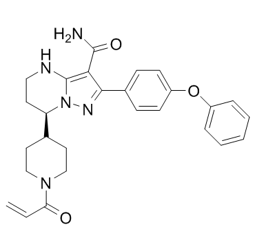 Zanubrutinib分子结构
