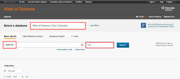 Web of Science Core Collection数据库导入