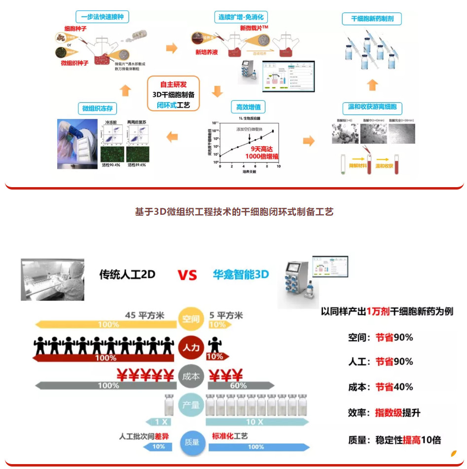 干细胞的闭环式3D制备