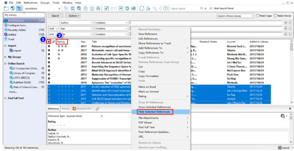 EndNote 文献阅读