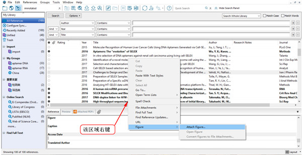 EndNote X9 Attach Figure