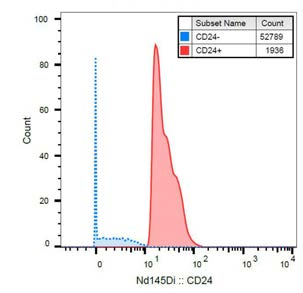 Anti-CD24偶联145Nd
