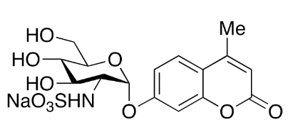 4-甲基伞形酮基2-磺氨基-2-脱氧-a-D-吡喃葡萄糖苷钠盐